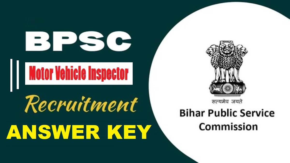 BPSC MVI Answer Key 2025 Out