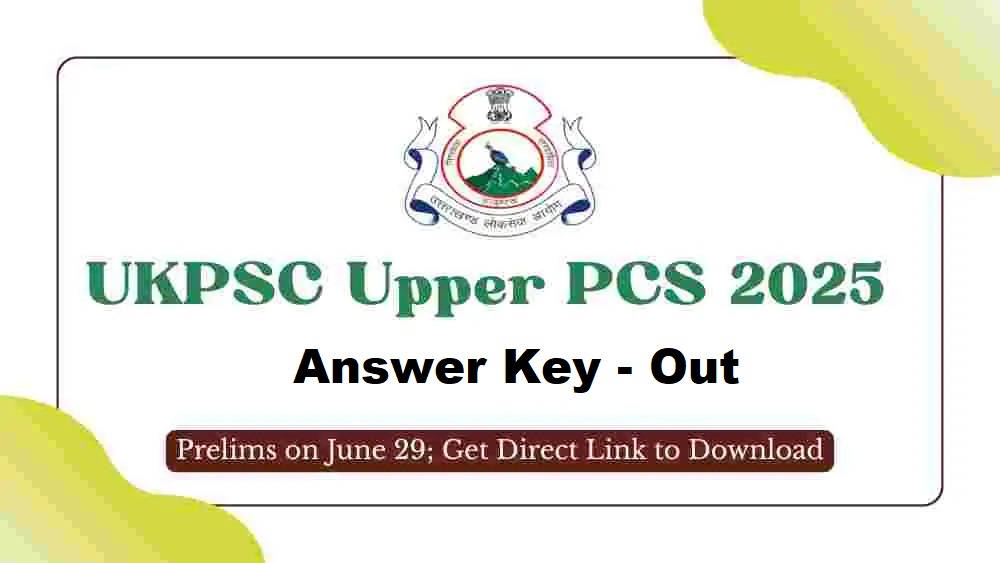 UKPSC Upper PCS Pre Result 2025 Out
