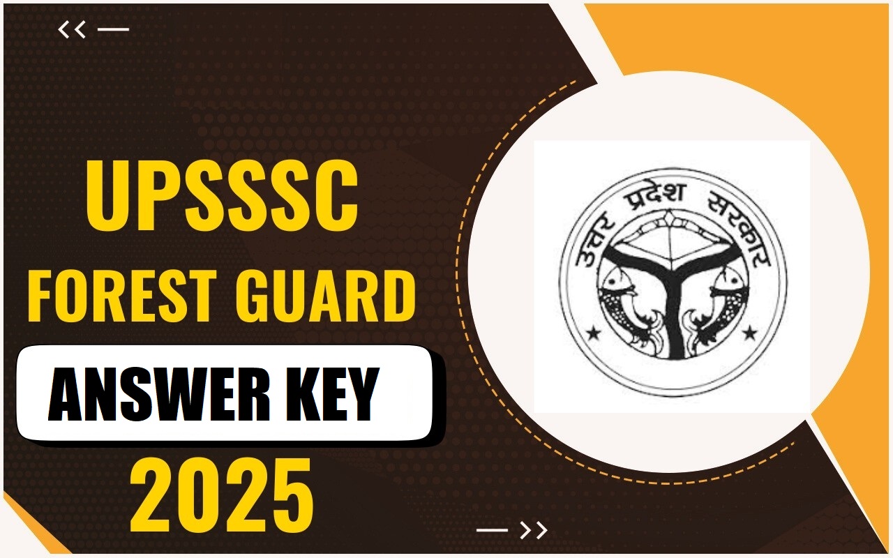 UPSSSC Forest Guard Answer Key 2025 Out