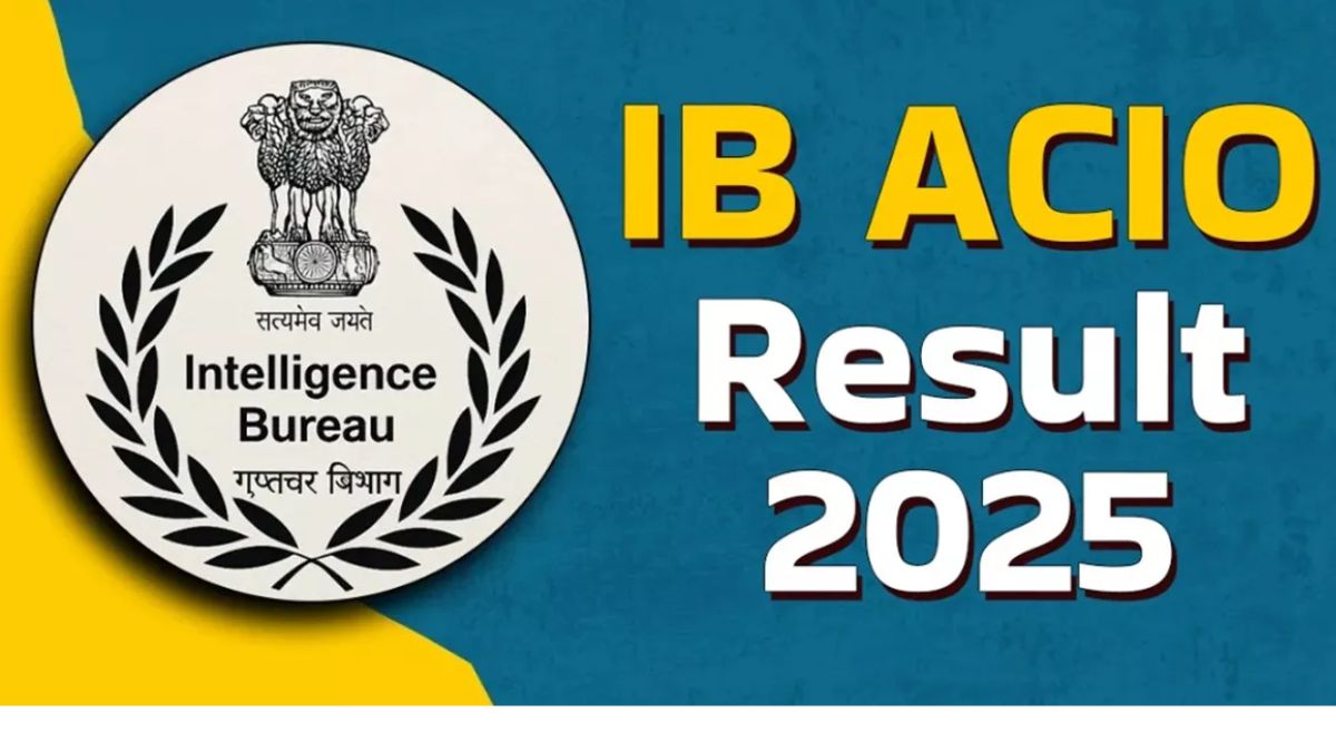 IB ACIO Gr-II Executive Result 2025 Out