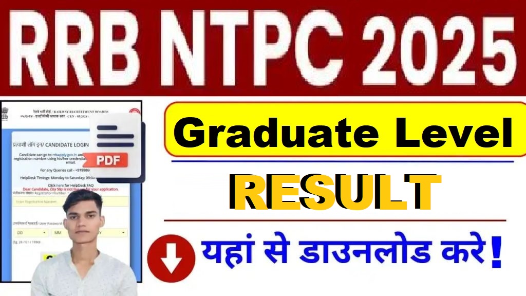 RRB NTPC Graduate CBT-2 Result 2025 Out