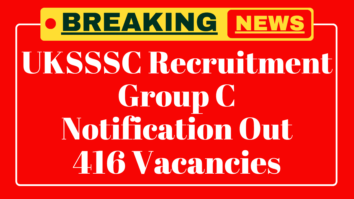 UKSSSC Group C Forester Result 2025 Out