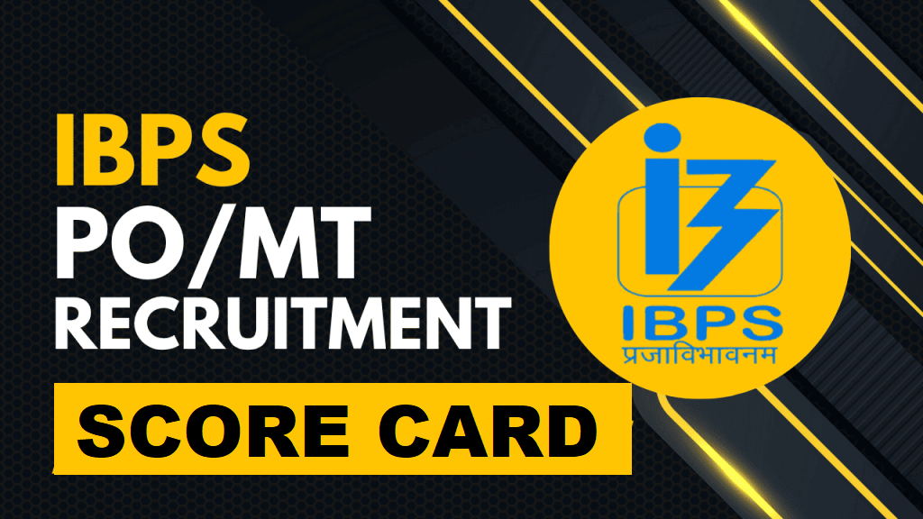 IBPS PO MT XV 15 Score Card 2026 Out
