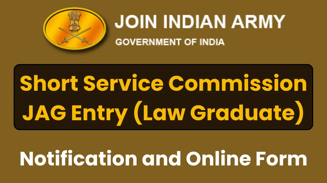 Indian Army JAG 124th Course October Recruitment 2026