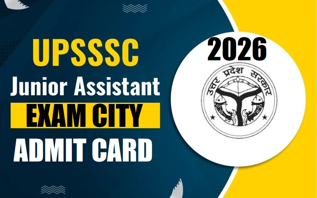 UPSSSC Junior Assistant Admit Card 2026 Out
