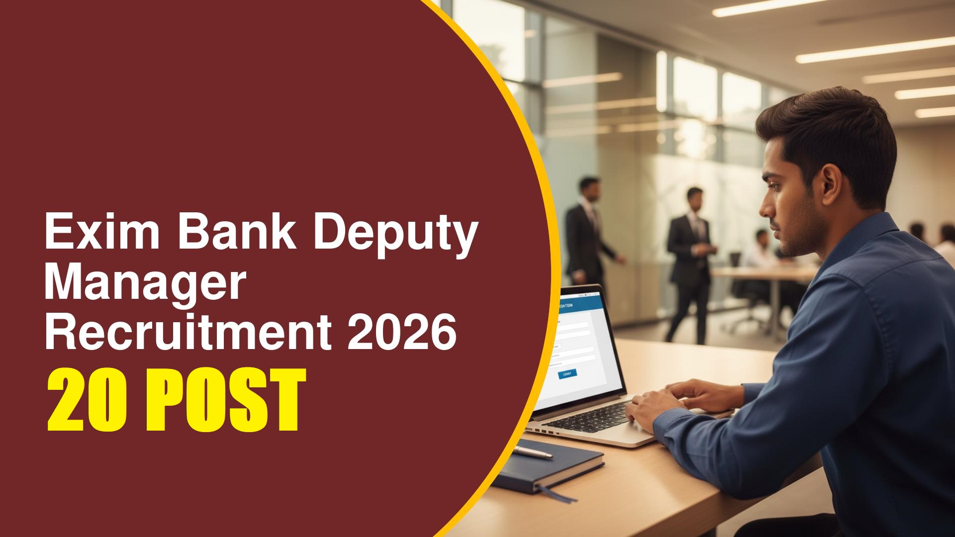 Exim Bank Deputy Manager Recruitment 2026 Apply For 20 Posts