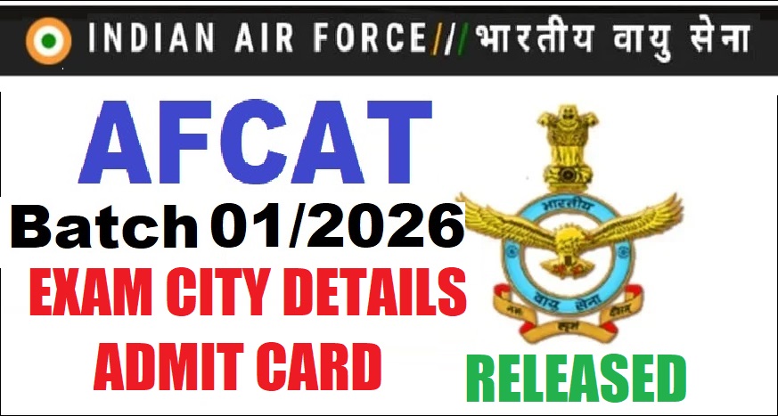 AFCAT 01/2026 Batch Answer Key Out