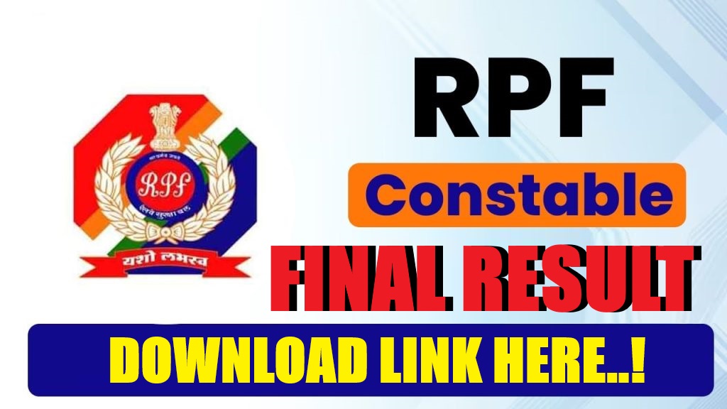 Railway RPF Constable Final Result 2026 Out