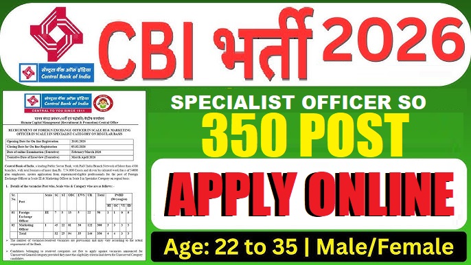 Central Bank Specialist Officer Recruitment 2026 Apply For 350 Posts