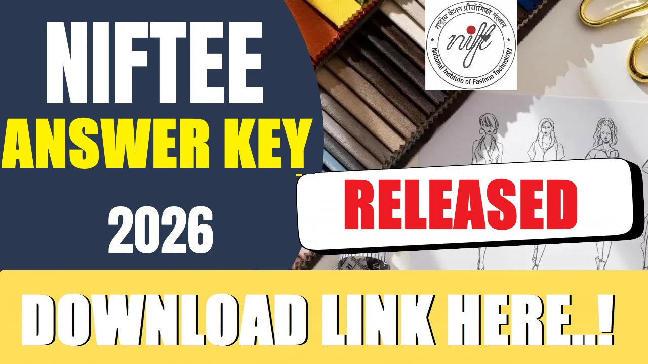 NTA NIFTEE Stage-I Answer Key 2026 Out
