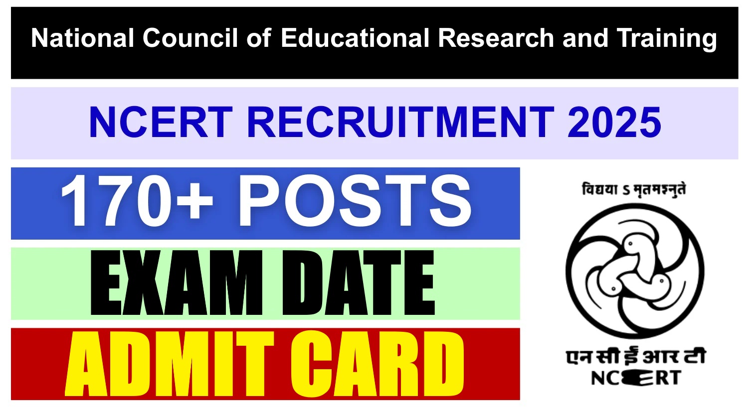 NCERT Group A B C Exam Date 2026 Out