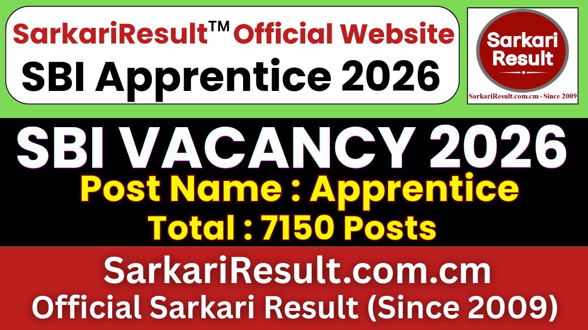 SBI Apprentice Recruitment 2026 | Apply Online