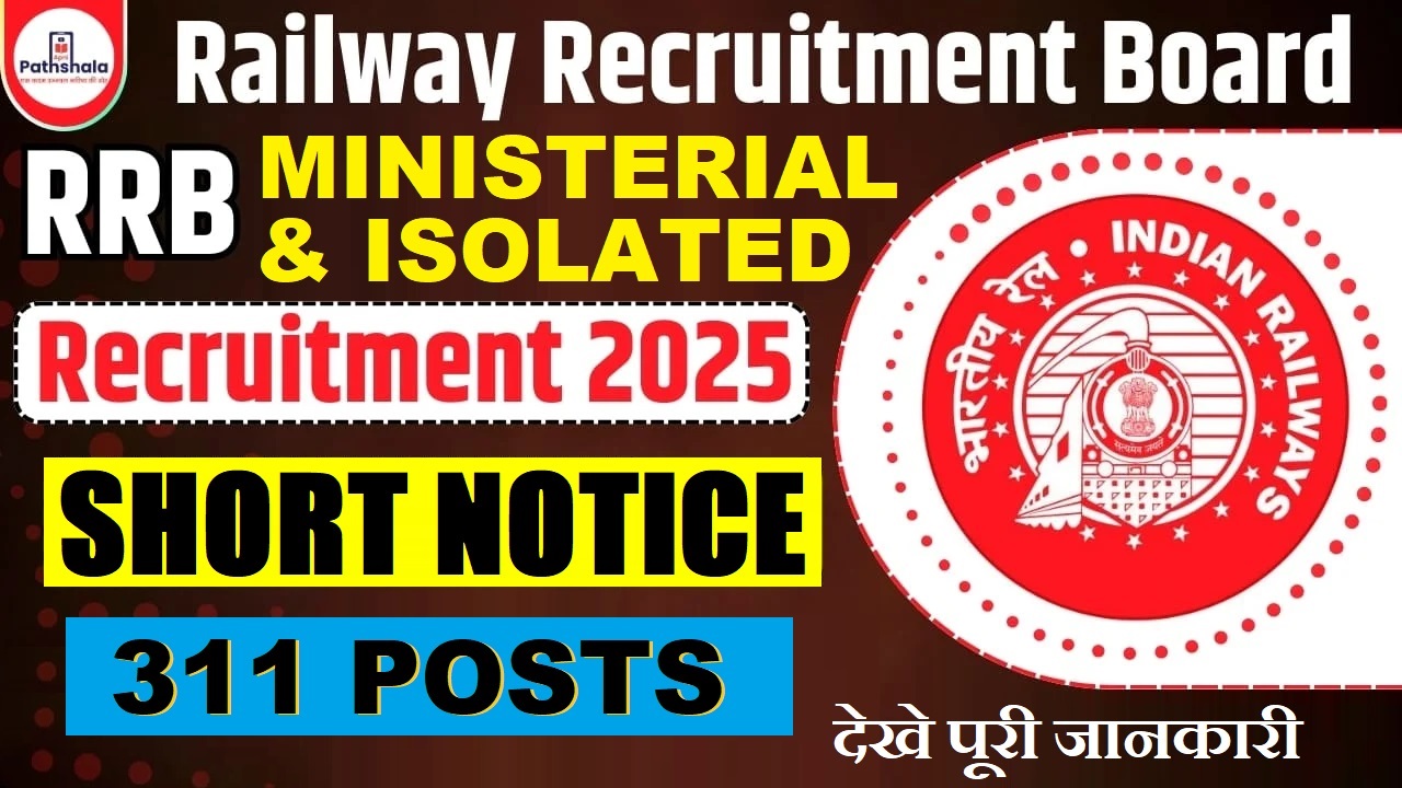 RRB Ministerial & Isolated Category Application Status 2026