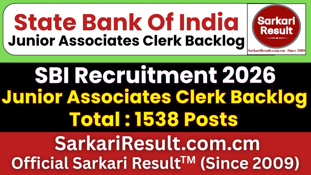 SBI Clerk Recruitment 2026 | Apply Online